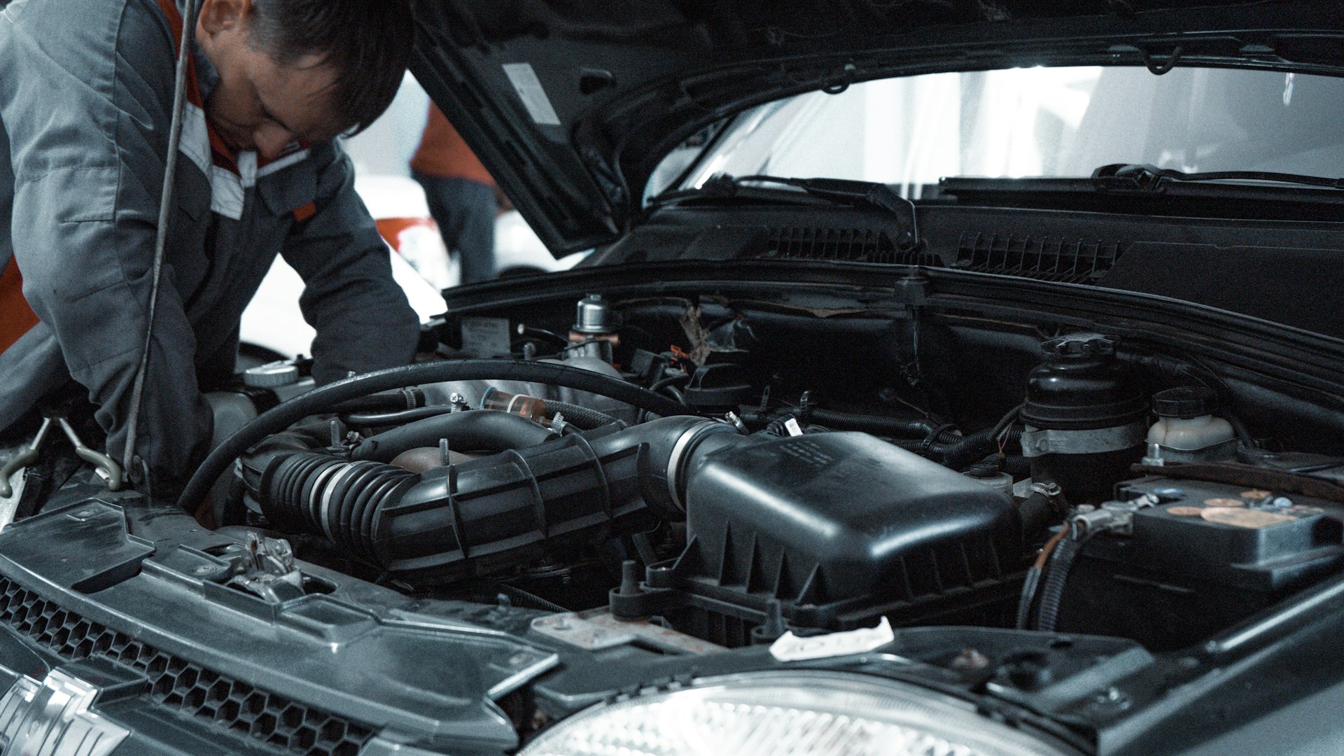Auto body repair shop